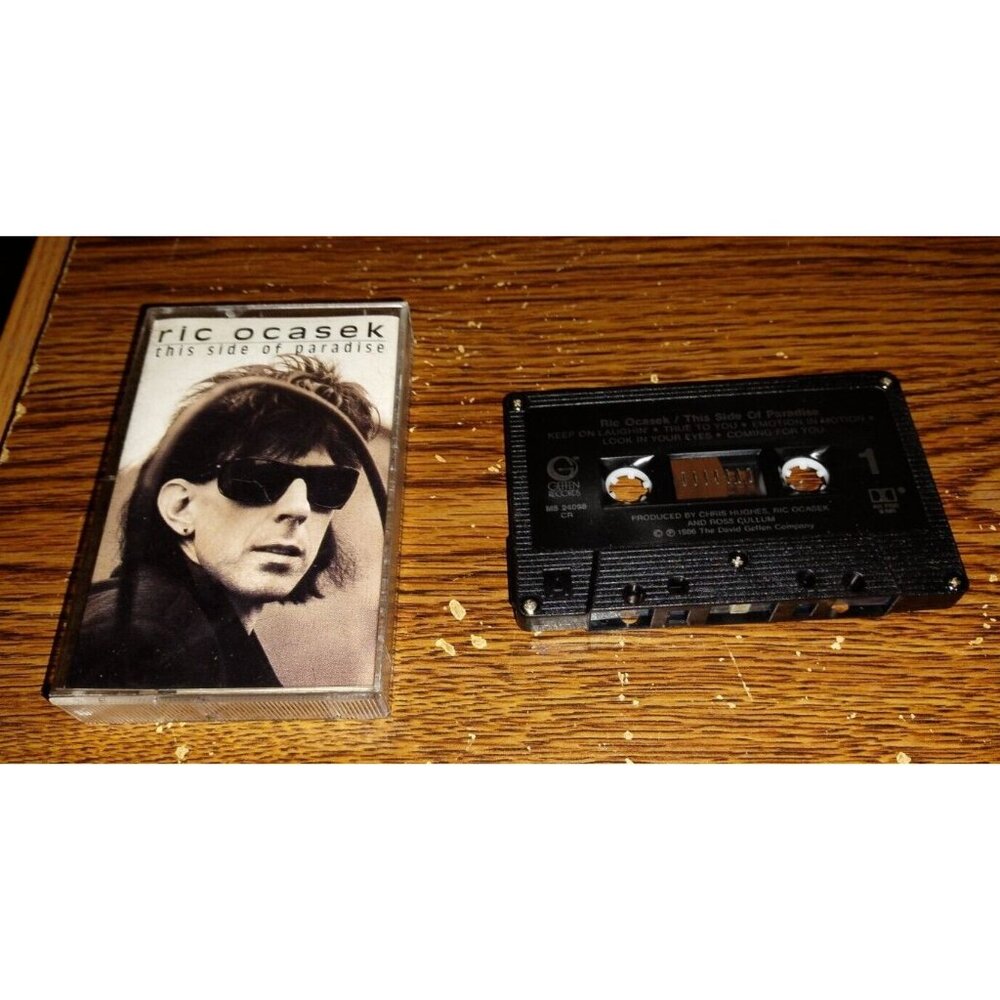 Ric Ocasek - This Side of Paradise on cassette (WEA Records Canada, 1986)